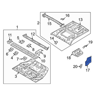 Kia OE - Rear Left Outer Floor Extension