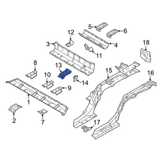 Kia OE - Rear Seat Track Reinforcement