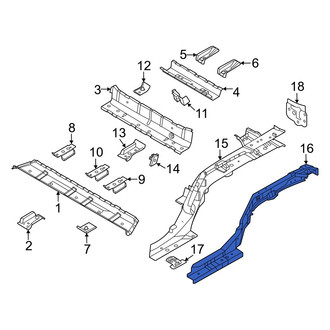 Kia OE - Rear Left Outer Frame Side Member