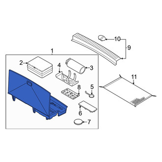 Kia OE - Front Trunk Floor Storage Box
