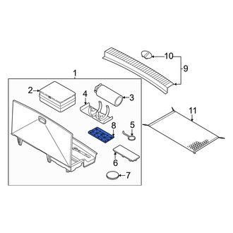 Kia OE - Rear License Plate Bracket