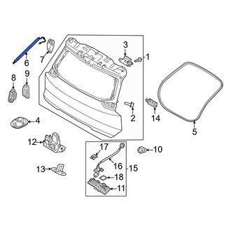 Kia OE - Rear Left Liftgate Lift Support