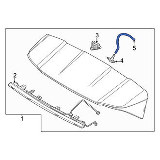 Kia OE - Rear Liftgate Washer Hose