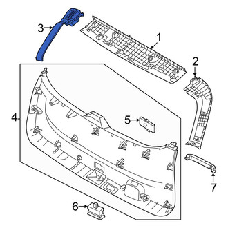 Kia OE - Rear Left Liftgate Trim