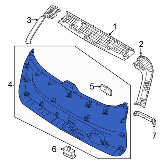 Kia OE - Rear Left Liftgate Trim