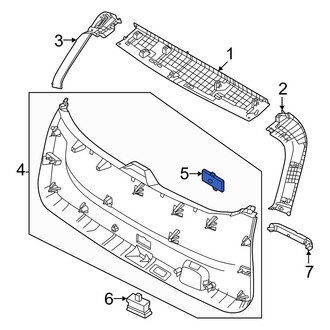 Kia OE - Rear Liftgate Trim Cover