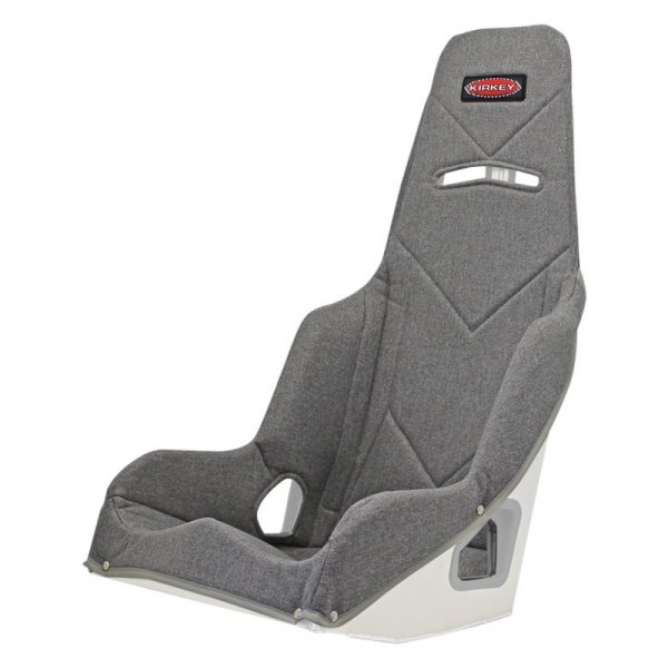 Kirkey® - 15" 55 Series PRO Street Drag Seat Cover, Gray Tweed
