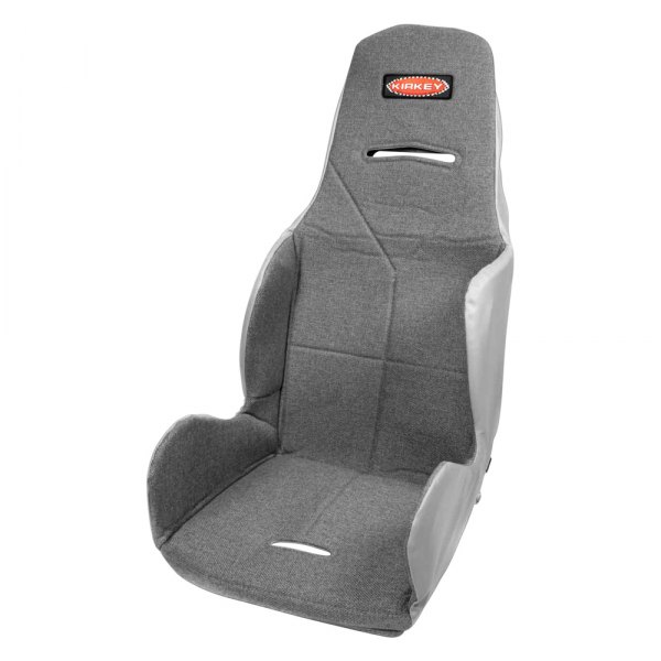 Kirkey® - 15.5" 16 Series Economy 20 Degree Layback Drag Racing Seat Cover, Cloth, Gray