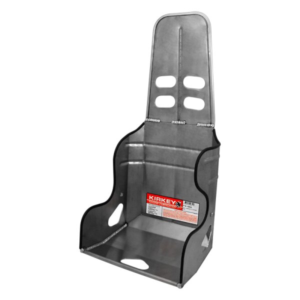 Kirkey® - 11" 24 Series Non Containment 8 Degree Layback Child/Quarter Midget Single Rib Racing Aluminum Seat