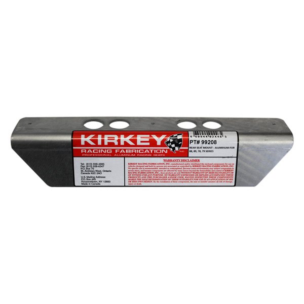 Kirkey® - Aluminum Seat Rear Mount Brackets for 88, 89, 78, and 79 Series