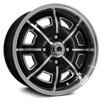 KLASSIK RÄDER® - 914 - V2 Gloss Black with Full Machined Face and Lip and Windows