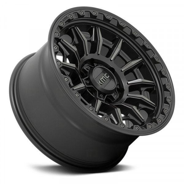 KMC® KM547 CARNAGE Wheels - Satin Black with Gray Tint Rims