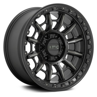 KMC® KM547 CARNAGE Wheels - Satin Black with Gray Tint Rims