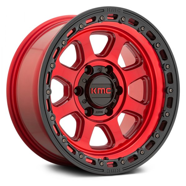 KMC® - KM548 CHASE Candy Red with Gloss Black Ring