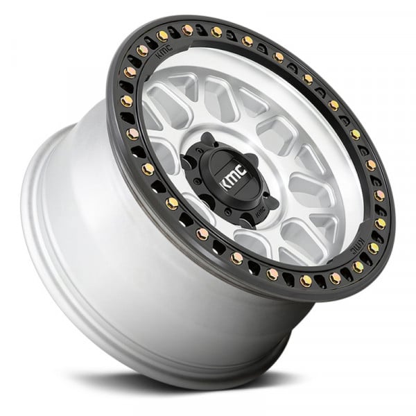 KMC® KM549 GRS Wheels - Machined with Satin Black Lip Rims