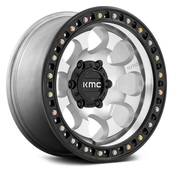 KMC® - KM550 RIOT Machined with Satin Black Lip