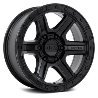 KMC® - KM551 OUTRUN Matte Black with Gloss Black Lip