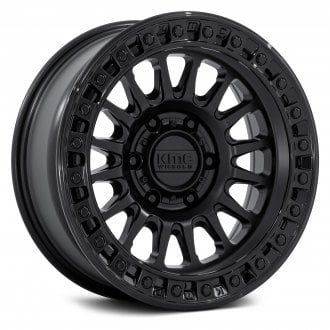KMC® KM552 IMS Wheels - Matte Bronze with Gloss Black Lip Rims