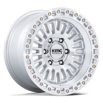 KMC® - KM554 AZTEC Gloss Silver with Machined Face
