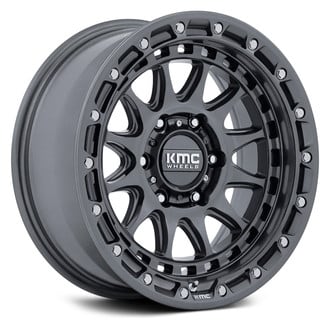 KMC® KM556 CRUX Wheels - Gloss Gunmetal Rims - KM556AX17856825
