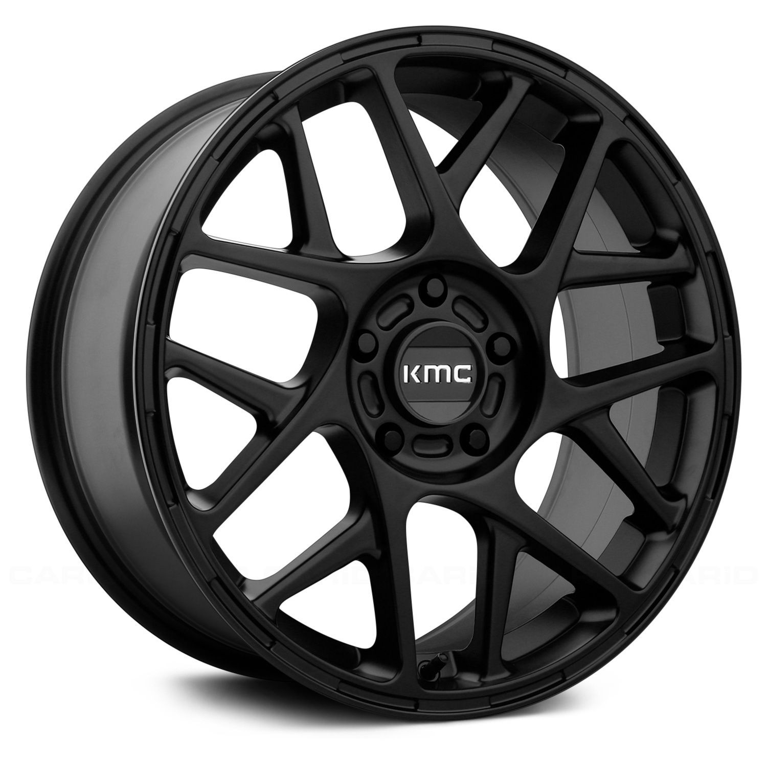 16インチ　KMC KM708 BULLY　DM-V3 4本セット KMC® KM708 BULLY Wheels - Satin Black Rims