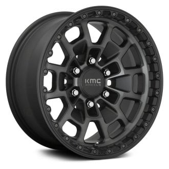 KMC® - KM718 SUMMIT Satin Black with Gray Tint