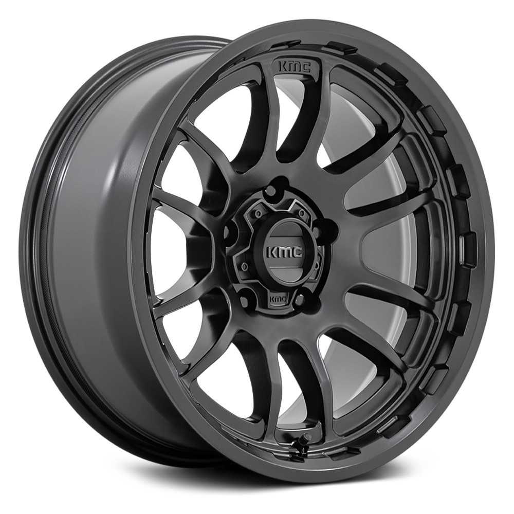 KMC® KM727 WRATH Wheels - Satin Black Rims - KM727MX17856300