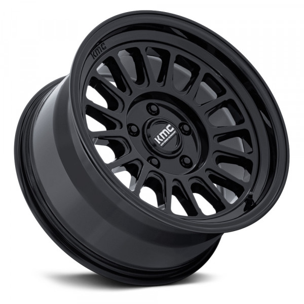 KMC® KM733 IMPACT FFT Wheels - Gloss Black Rims - KM733BX17855000