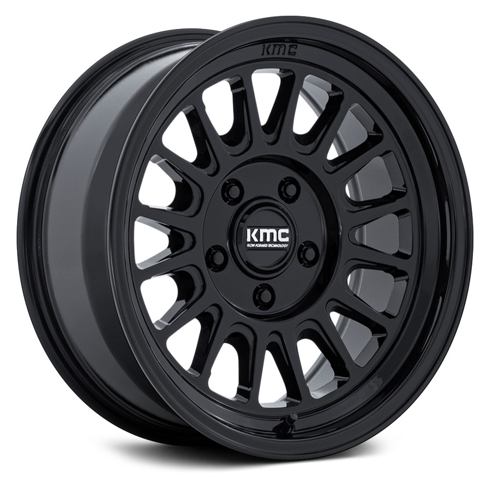KMC® KM733 IMPACT FFT Wheels - Gloss Black Rims - KM733BX17855000
