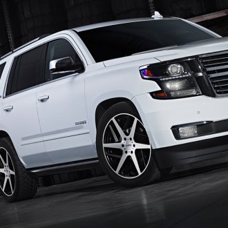 KMC® - Two Face Satin Black Machined Face Chevy Tahoe