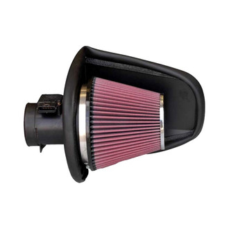 K&N® - 57 Series FIPK Generation II Cold Air Intake System with Red Filter and Heat Shield