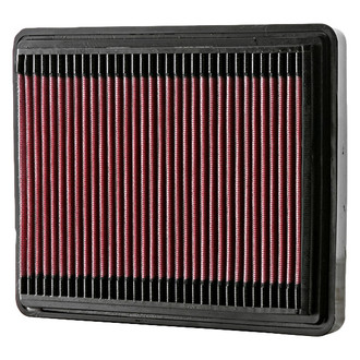 K&N® - 33 Series Panel Red Air Filter (10" L x 7.625" W x 1.25" H)