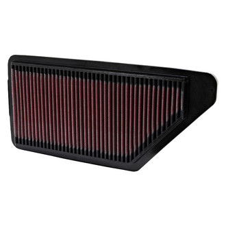 K&N® - 33 Series Unique Red Air Filter (13.125" L x 6" W x 0.875" H)