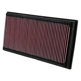 K&N® - 33 Series Panel Red Air Filter (14" L x 7.188" W x 1.25" H)