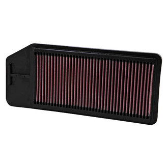 K&N® - 33 Series Unique Red Air Filter (13.438" L x 5.813" W x 1.063" H)
