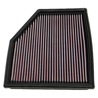 K&N® - 33 Series Unique Red Air Filter (11.375" L x 9.125" W x 1.125" H)