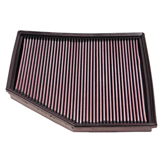 K&N® - 33 Series Unique Red Air Filter (12.188" L x 10.688" W x 1.125" H)