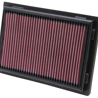 K&N® - 33 Series Panel Red Air Filter (10.5" L x 7.188" W x 1.125" H)