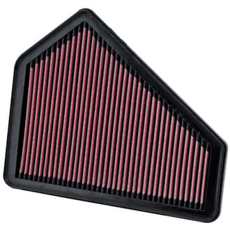 K&N® - 33 Series Unique Red Air Filter (1" H)
