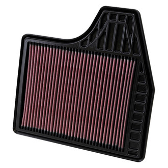 K&N® - 33 Series Unique Red Air Filter (11.438" L x 11.375" W x 1" H)