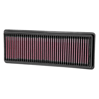 K&N® - 33 Series Panel Red Air Filter (12" L x 4.5" W x 1" H)