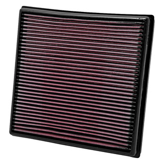 K&N® - 33 Series Panel Red Air Filter (10" L x 9.75" W x 1.625" H)