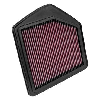 K&N® - 33 Series Passenger Side Panel Red Air Filter (10.188" L x 10" W x 0.875" H)