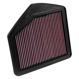 K&N® - 33 Series Driver Side Panel Red Air Filter (10.063" L x 10" W x 0.875" H)