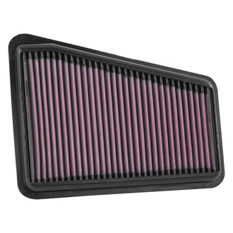 K&N® - 33 Series Passenger Side Panel Red Air Filter (9.813" L x 7.656" W x 1.063" H)
