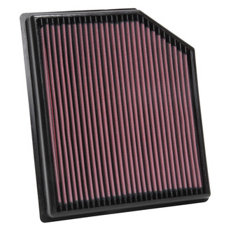 K&N® - 33 Series Panel Red Air Filter (11.063" L x 9.625" W x 1.625" H)
