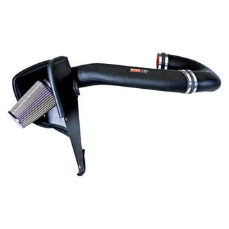 K&N® - 57 Series FIPK Generation II High-Density Polyethylene Black Cold Air Intake System with Red Filter and Intake Pipe
