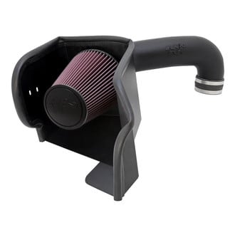 K&N® - 57 Series FIPK Generation II High-Density Polyethylene Black Cold Air Intake System with Red Filter