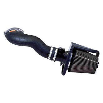K&N® - 57 Series FIPK Generation II High-Density Polyethylene Black Cold Air Intake System with Red Filter and Intake Pipe and Heat Shield