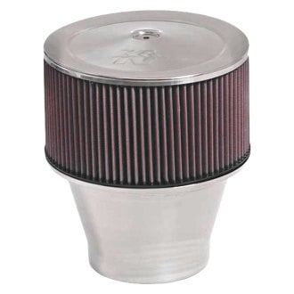 K&N® - Round Red Velocity Stack Custom Air Cleaner Assembly